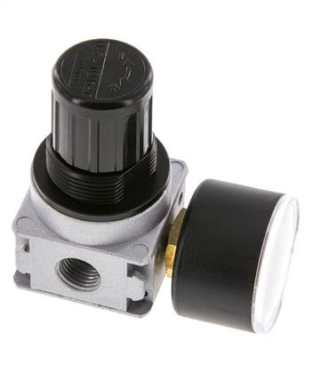 Druckregler G1/4'' 1450l/min 0.5-10.0bar/7-145psi Zinkdruckguss 40 mm Manometer Multifix 0