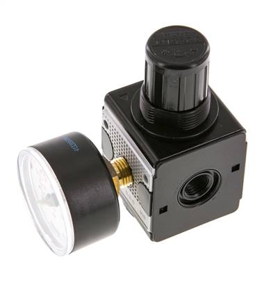 Präzisionsdruckregler G1/4'' 2100l/min 0.2-6.0bar/3-87psi Zinkdruckguss Multifix 1