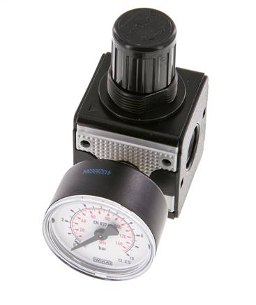 Präzisionsdruckregler G1/4'' 2100l/min 0.2-6.0bar/3-87psi Zinkdruckguss Multifix 1