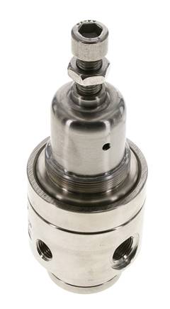 Pressure Regulator G3/8'' 700 l/min 2.0-30.0bar/29-435psi Stainless Steel Gases Liquids