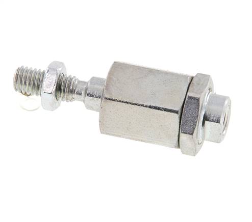 Floating Joint M5 for Cylinder Zinc plated steel