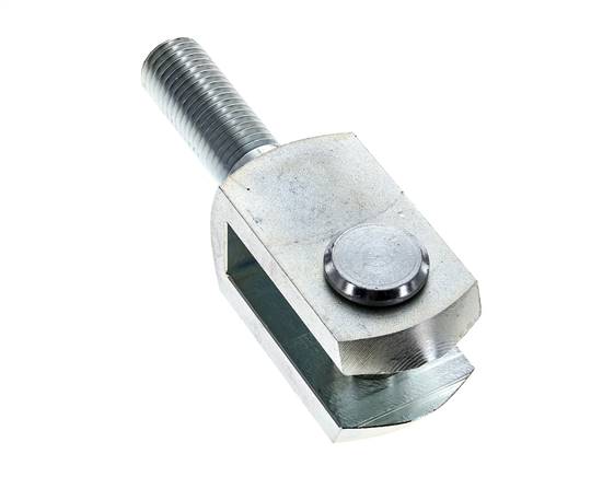 Clevis Rod-end Pin M20 Male Zinc plated steel