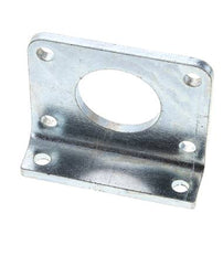 Foot Mount 63 mm Round Zinc plated steel