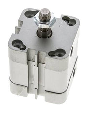 ISO 21287 Compact Double Acting Cylinder 40-15mm - Magnetic - Male Rod