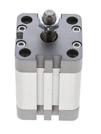 ISO 21287 Compact Double Acting Cylinder 40-30mm - Magnetic - Male Rod