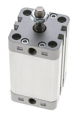 ISO 21287 Compact Double Acting Cylinder 40-50mm - Magnetic - Male Rod