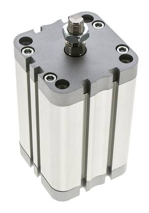 ISO 21287 Compact Double Acting Cylinder 63-80mm - Magnetic - Male Rod