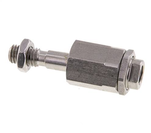 Floating Joint M8 for Cylinder Stainless steel 304 (1.4301)