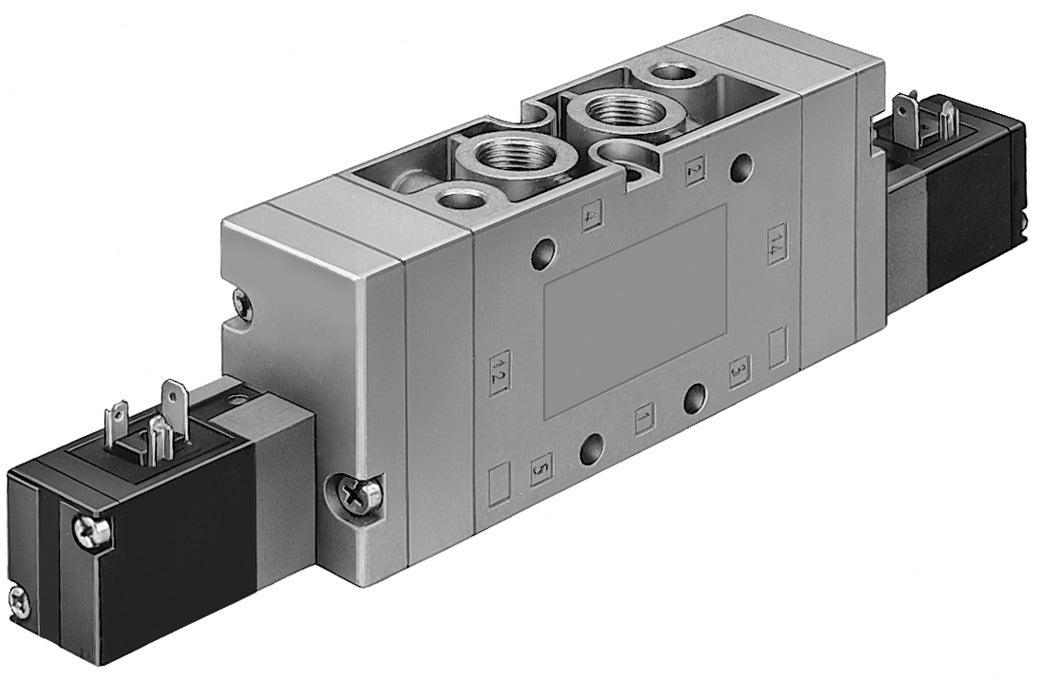Festo 5/3 Exhausted Air Solenoid Valve G3/8 2200l/min - 14943