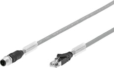 Festo Connecting Cable Plug M12x1 D-coded EN 61076-2-101 10m - 8040454