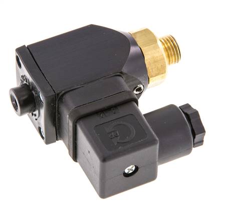 -0.98 to -0.2bar SPDT Aluminium Vacuum Switch G1/4'' 250VAC DIN-A Connector