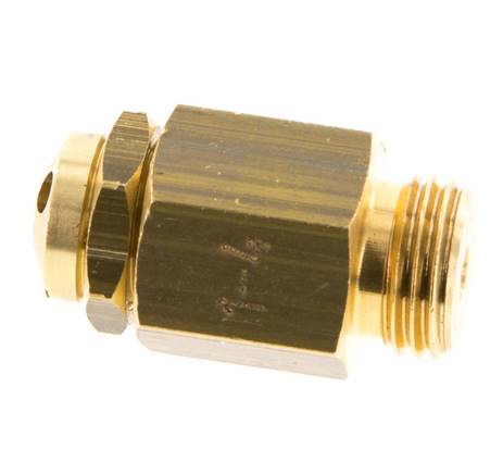 G 1/4'' Brass Adjustable Safety Valve 1-4 bar (14.50-58.02 psi)