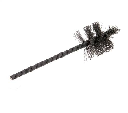 Cylinder Brush 25 mm 3.8mm Shaft Steel Wire