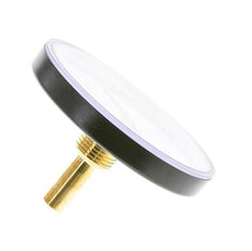 0 to +120°C Plastic Bimetallic Thermometer 100mm Cabinet 40mm Stem with Thermowell