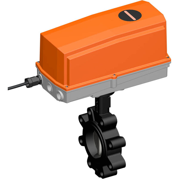 Belimo Absperrklappe DN50/PN16 Lug 100-240VAC Offen/Geschlossen GGG40 EPDM IP67 ISO 5211 35s 40Nm D650NL/GRC230G-5