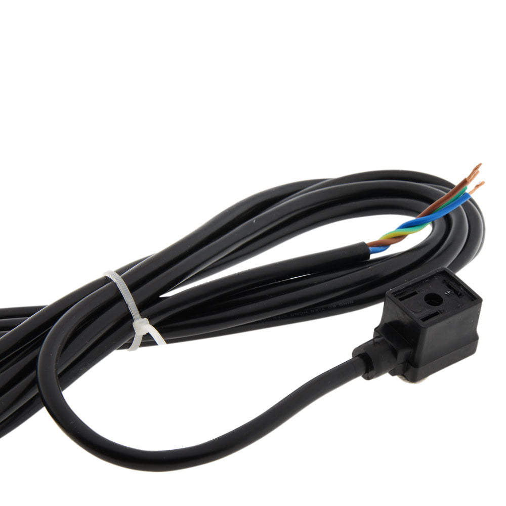 Stecker (DIN-B) mit 3m Kabel und LED