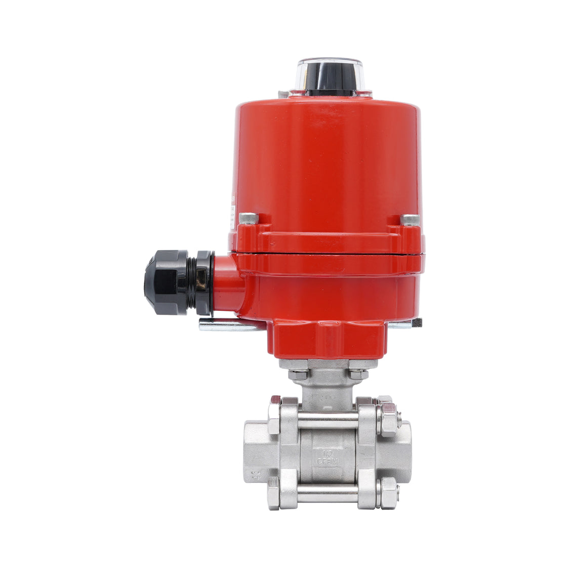 Rp 1-1/2'' 2-Wege Edelstahl-Kugelhahn mit elektrischem Antrieb 24 V AC/DC