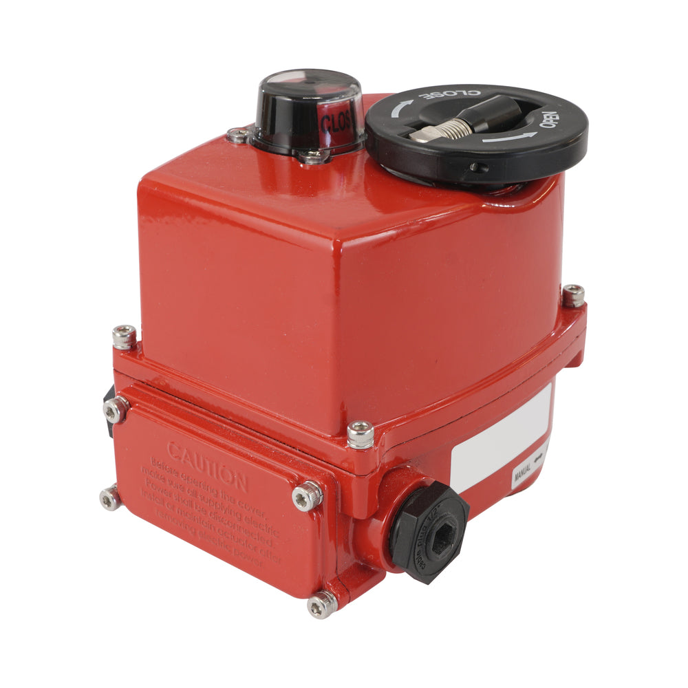 Electrical Actuated Flanged Ball Valve 2-Way DN25 PN40 Steel 100-240 V AC