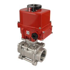 G2'' 2-Way Stainless Steel Electric Ball Valve 100-240V AC