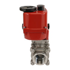 G2'' 2-Wege Edelstahl Elektrischer Kugelhahn 24V AC/DC