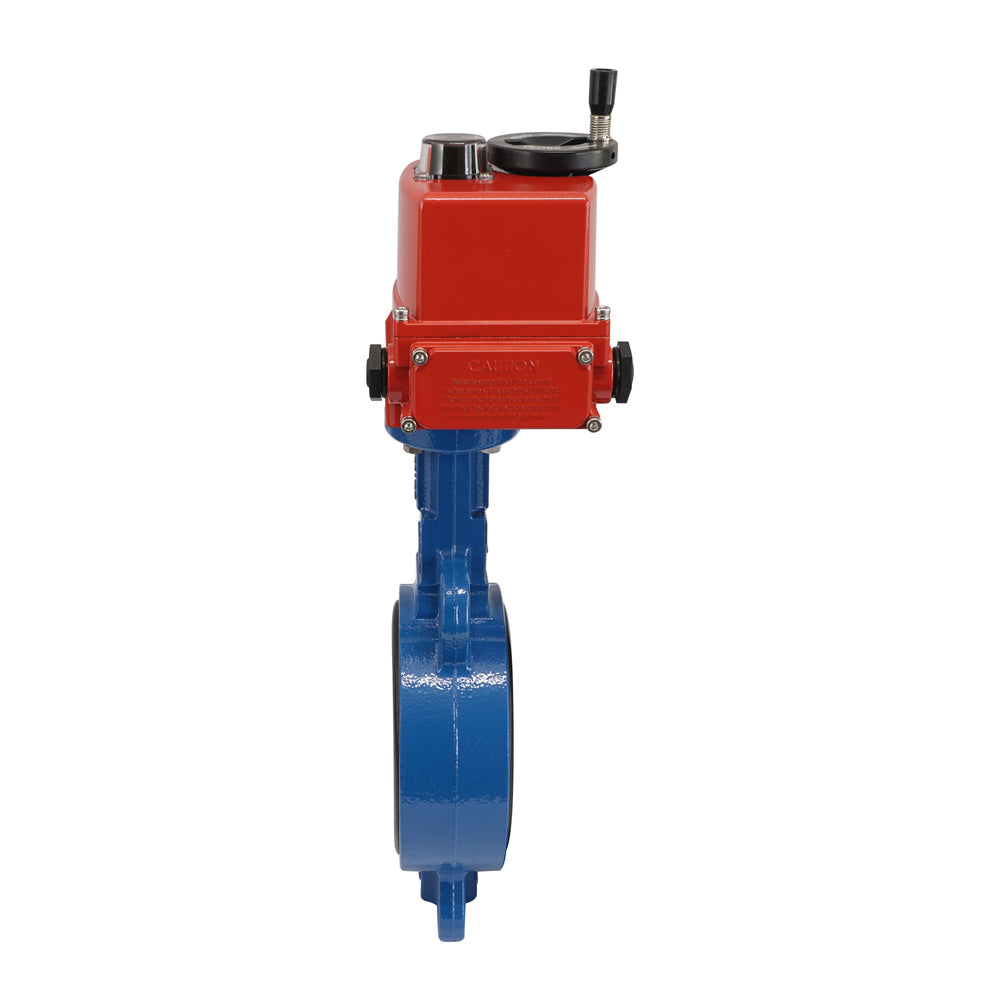 Elektrische Absperrklappe DN50 24V AC/DC Lug GGG40 NBR AG5