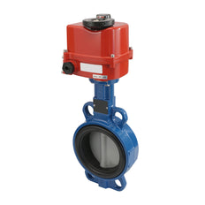 DN100 (4 inch) 100-240 V AC on/off Electric Cast Iron BAA Butterfly Valve Wafer EPDM