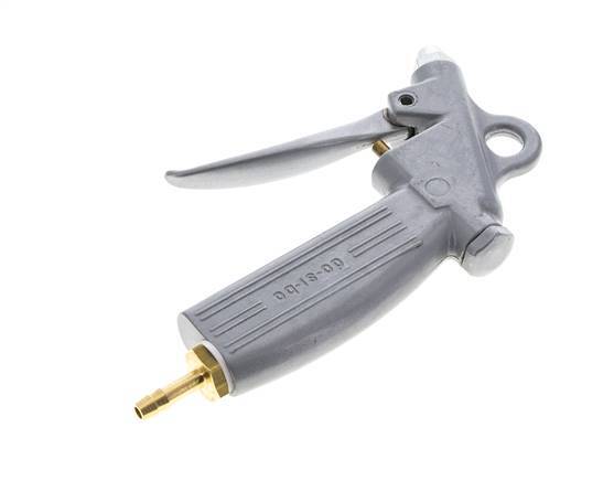 6mm Adjustable Flow Aluminum Air Blow Gun Short Nozzle