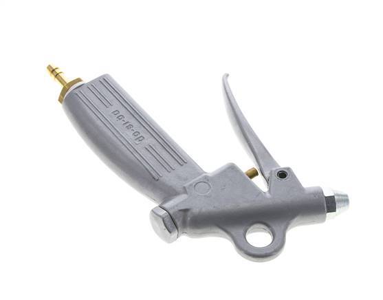 6mm einstellbarer Durchfluss Aluminium Luftblaspistole kurze Düse