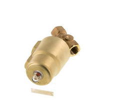 G1/2'' PTFE/NBR 16bar NC Schrägsitzventil (Schließt Ag. Durchfluss) Messing AL2