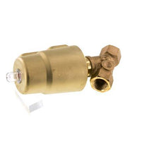G1/2'' PTFE/NBR 16bar NC Schrägsitzventil (Schließt Ag. Durchfluss) Messing AL2