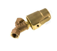 G3/4'' PTFE/NBR 16bar NC Schrägsitzventil (Schließt Ag. Durchfluss) Messing AL2