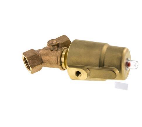 G3/4'' PTFE/NBR 16bar NC Schrägsitzventil (Schließt Ag. Durchfluss) Messing AL2