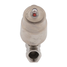 G2'' PTFE 20bar NO Schrägsitzventil Edelstahl/Messing AL2