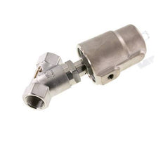 G3/4'' PTFE 20bar NC Angle Seat Valve Stainless-Steel/Brass AL2