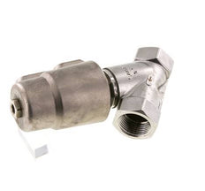 G1'' FKM 16bar NO Schrägsitzventil Edelstahl/Messing AL2