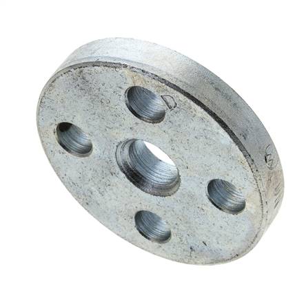 Lose Flansch DN10-PN10 Verzinkter Stahl Festes Material DIN 2642