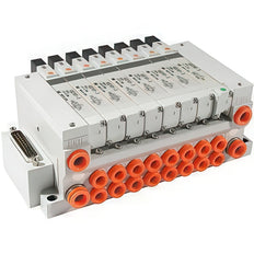 SMC Ventilblock D-Sub 6-mm Push-In - VV5Q21-12C6FU0-Q