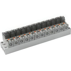 SMC Ventilblock Gemeinsam SUP/EXH M5x0.8 - SS3Y1-S41-10-M5-Q