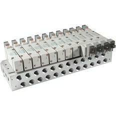 SMC Ventilblock G-R-Gewinde Einzelverdrahtung - SS5Y7-20-13-00F-Q