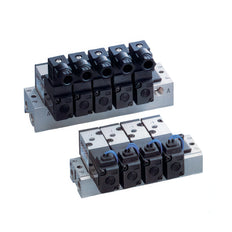 SMC Ventilblock Gemeinsam SUP/EXH G-R-Gewinde - VV5K3-20-02-00F