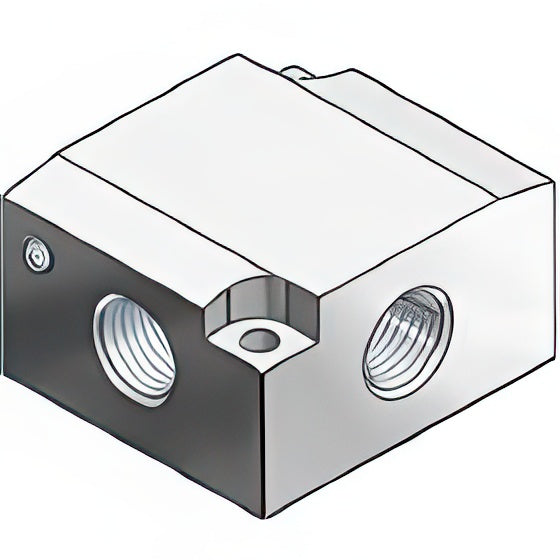 SMC Unterplatte G1/4'' Für VP300/500/700 Serie - VP300-202-2F