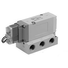 SMC 5/2-Wege Grundplatte Pneumatisches Magnetventil Rc Gewinde Mit Gleichrichter - VF3140-5YO1