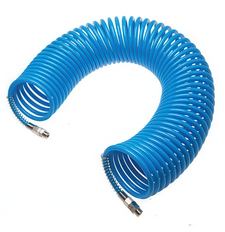 5m Druckluft Spiralschlauch 6x4mm PA R1/8 Männlicher Anschluss