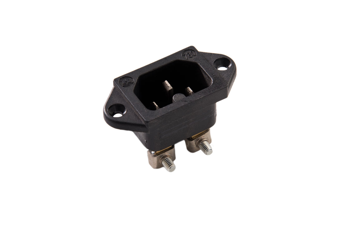 Martin Kaiser IEC Gerätestecker C16 120 Grad 10A Erdungsschraubklemme - 780/sw [50 Stück]