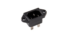 Martin Kaiser Gehäusestecker C14 70 Grad /10A Schwarz - 781/63/sw [100 Stück]
