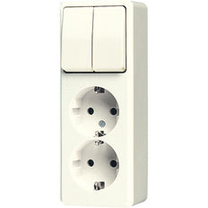 Jung Kombi-Steckdose AP600 Serie 2-Wege mit Schutz - 625A