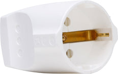 Kopp Kontraststecker 3x1.5mm 16/250V Klar Weiß - 183229001 [10 Stück]