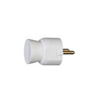 Beinrand rechtwinklig weiß Stecker 2P IP20 Kunststoff - 050316 [25 Stück]