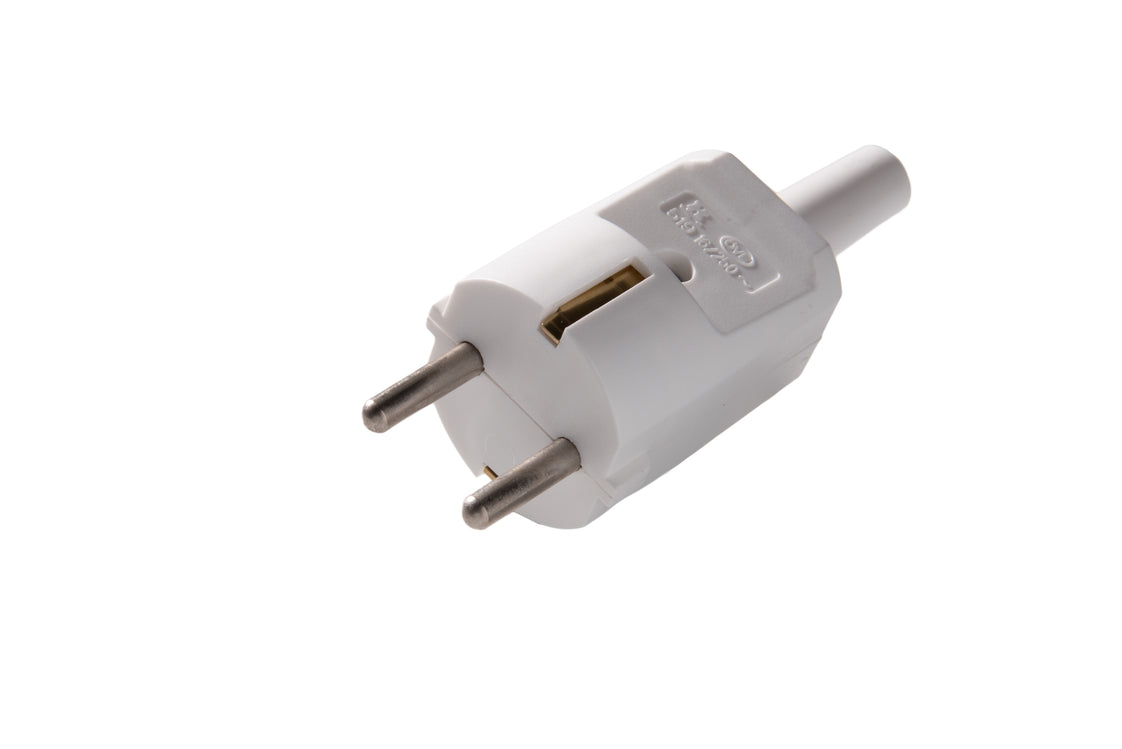 Martin Kaiser MK-Stecker mit Schutzkontakt und Zugentlastungshülse - 519MT/KWS [40 Stück]