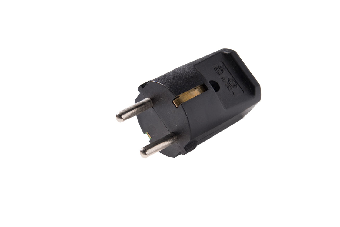 Martin Kaiser Stecker mit Erdungskontakt Schwarz Thermoplast - 519oT/sw [50 Stück]